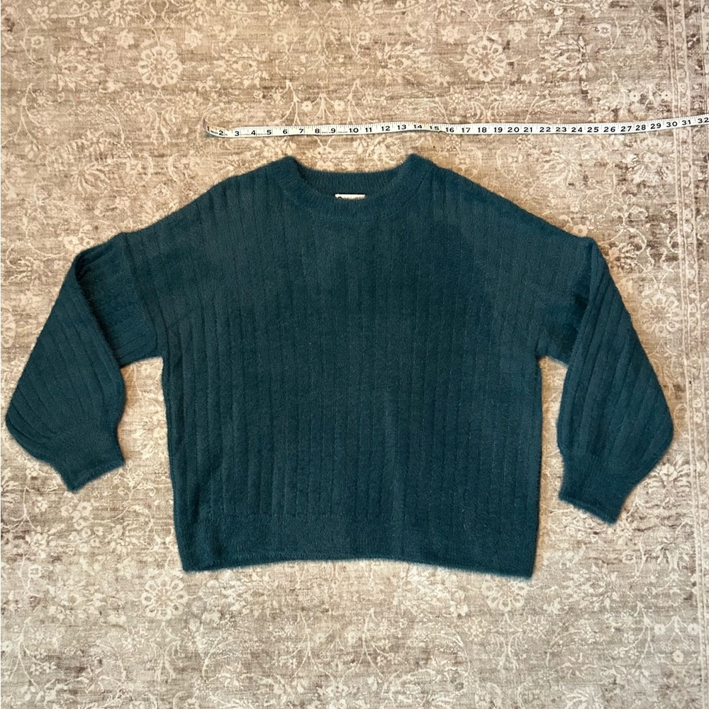SO Women's Deep Teal Crew Neck Sweater